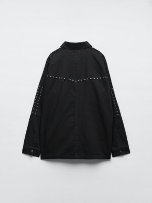Zara - Studded Denim Jacket - Image 3