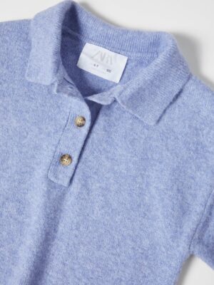 Zara - Polo Collar Knit Dress - Image 3
