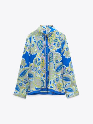 Zara - Flowing Printed Blouse - Image 5