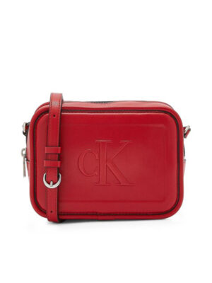 Calvin Klein - Sculpted Camera Bag Pipping- K60K610309-XL6 - Dark Candy Apple - handbag - Image 1