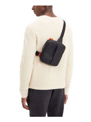 Calvin Klein - Men's Black Rubberized Conv Cross Bag Reporter S - Image 5