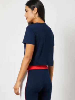 Reebok - Classics Vector Crop Top Navy - Image 4