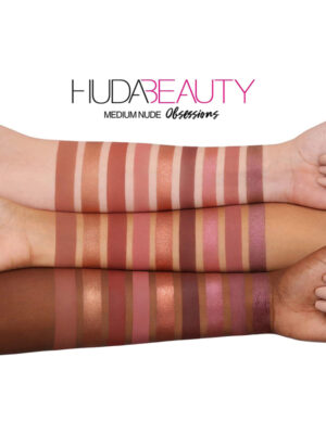 Huda Beauty - Nude Obsessions Eyeshadow Palette, Medium - Image 5