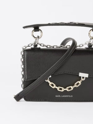 Karl Lagerfeld - K/Karl Seven Mini Shoulder Bag - Black - Image 3