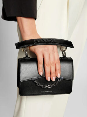 Karl Lagerfeld - K/Karl Seven Mini Shoulder Bag - Black - Image 8