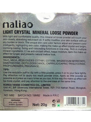Maliao - LIGHT CRYSTAL MINERAL LOOSE POWDER - Image 5