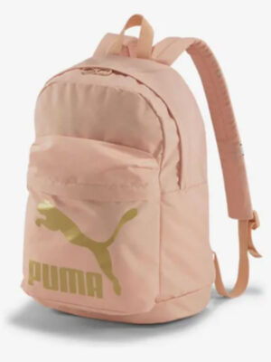 PUMA - Originals School Backpack Pink/Gold - Image 1