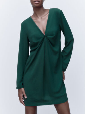 Zara - SHORT DRAPED DRESS - Image 5