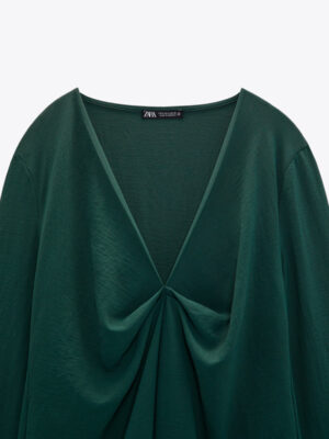 Zara - SHORT DRAPED DRESS - Image 7