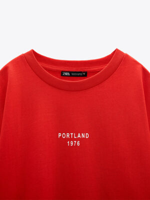 Zara - Slogan T-Shirt - Image 4