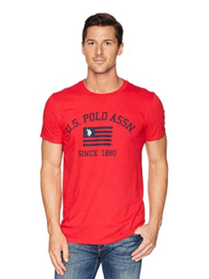 U.S. POLO ASSN. USPA Flag 1890 Crew Tee - Image 1