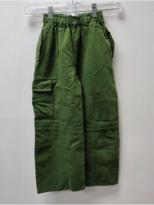 Zara - Green Wide Leg Cargo - Image 3