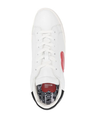 Love Moschino - heart-patch logo sneakers - Image 3
